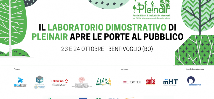 Il 23 e 24 ottobre il nuovo Laboratorio Dimostrativo del progetto PLEINAIR apre le porta al pubblico nel corso di una due giorni di eventi