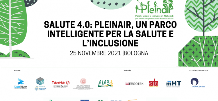 Bologna, 25/11 | Salute 4.0: Pleinair, un parco intelligente per la salute e l’inclusione